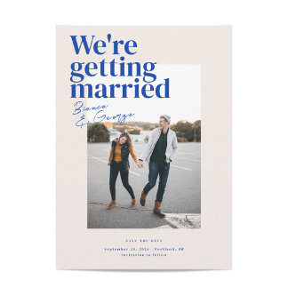 Invitation Belmont Wedding Enregistrer la date