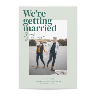 Invitation Belmont Wedding Enregistrer la date