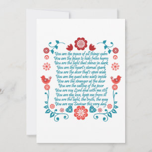 Invitation Bénédiction 13