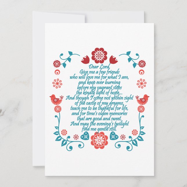 Invitation Bénédiction 33 (Devant)