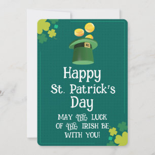 Invitation Bénédiction moderne de la Saint-Patrick joyeuse