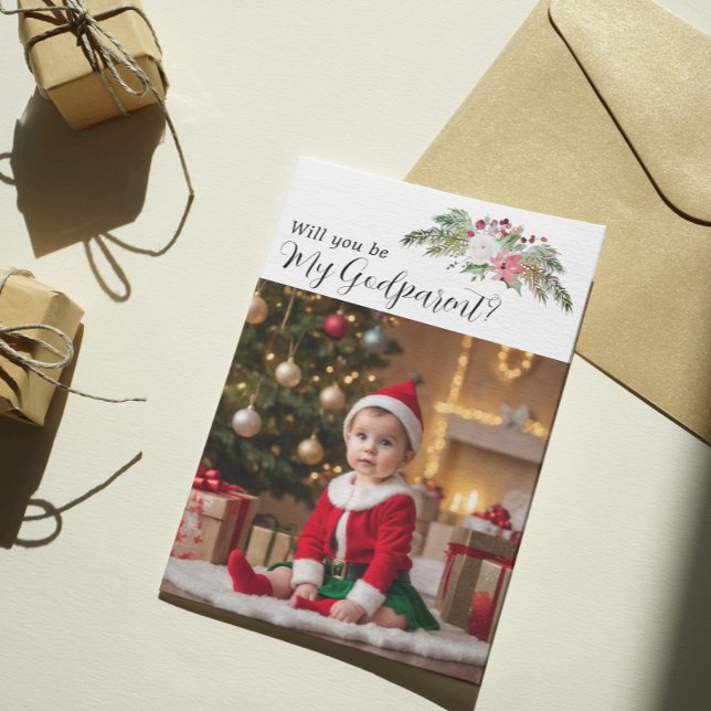 Invitation Bénédictions Joyeuses Serez-vous un parrain de vac (Créateur téléchargé)