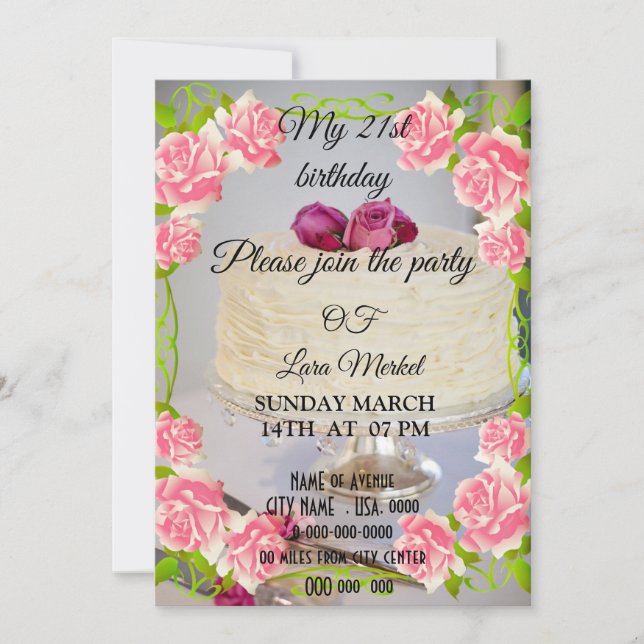 Invitation Bénéficiez de 20 % de réduction sur tous les produ (Devant)