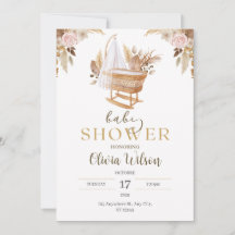 Berceau d'automne Baby shower d'hiver fille