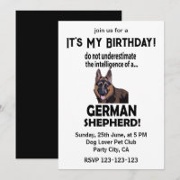 Berger Allemand Animal Anniversaire Berger Alleman