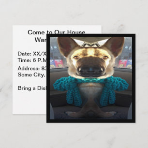 Invitation berger allemand Distorsion miroir