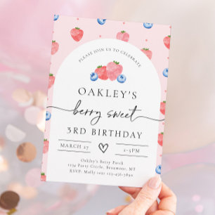Invitation Berry Anniversaire   Invitation Berries