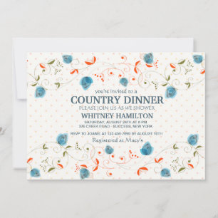 Invitation Berry Border
