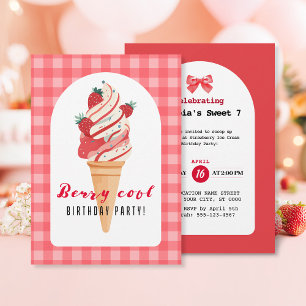 Invitation Berry Cool Anniversaire