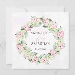 Invitation *~* Berry de neige hivernale AR12 Boho QR Mariage