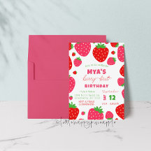 Berry fraise Premier anniversaire