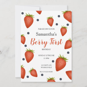 Invitation Berry Premier anniversaire
