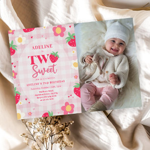 Invitation Berry Premier Anniversaire Mignon 2ème Anniversair
