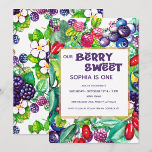Invitation Berry Sweet
