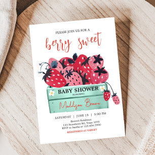 Invitation Berry Sweet Baby shower
