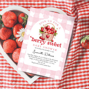 Invitation Berry Sweet Baby shower