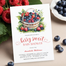 Berry Sweet Baby shower Fleurs Berries