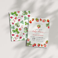 Berry Sweet Baby shower fraise