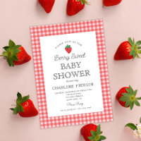 Berry Sweet Strawberry Baby shower rose