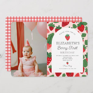 Invitation Berry Sweet Strawberry Pink Berry Premier annivers