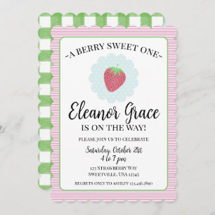 Invitation Berry Sweet un Baby shower