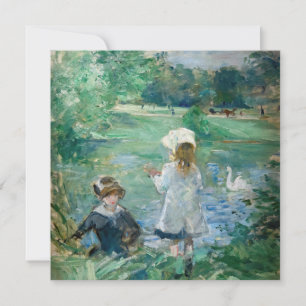 Invitation Berthe Morisot - À côté d'un lac