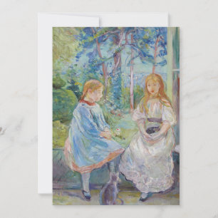 Invitation Berthe Morisot - Jeunes filles à la fenêtre