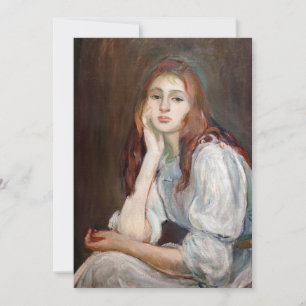 Invitation Berthe Morisot - Julie Daydreaming