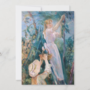 Invitation Berthe Morisot - La Cueilleuse de cerises