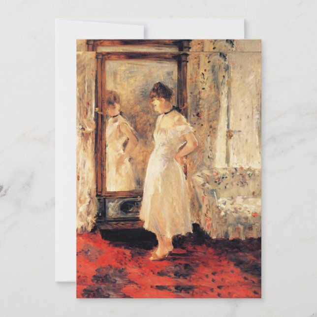 Invitation Berthe Morisot - Le miroir psychologique (Devant)