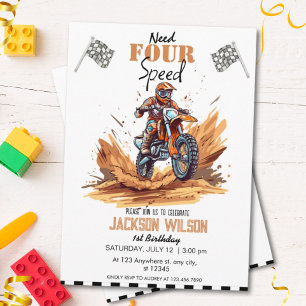 Invitation Besoin de quatre vitesses Aventure Vélo Dirt Anniv