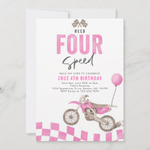 Invitation Besoin de quatre vitesses moto cross fille 4ème an