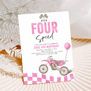 Invitation Besoin de quatre vitesses moto cross fille 4ème an