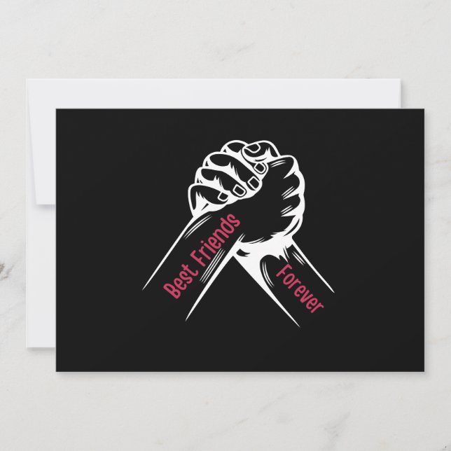 INVITATION BEST FRIENDS FOREVER, MATCHING MY FRIENDS (Devant)