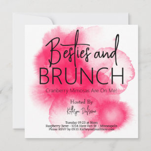 Invitation Besties & Brunch Personnalisé