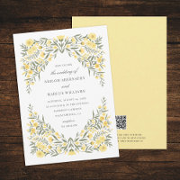 Beurre Avalon Jaune Floral Mariage QR Code