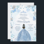 Invitation Beurre bleu doux & saison d'hiver Doux 15e Inv<br><div class="desc">Beurre bleu doux & saison d'hiver Doux 15e anniversaire Invitation</div>