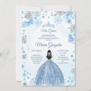 Invitation Beurre bleu doux & saison d'hiver Doux 15e Inv