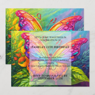 Invitation Beurre d'Artsy Dessin d'Anniversaire