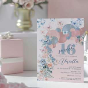 Invitation Beurre doux 16 Anniversaire