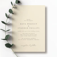 Beurre jaune | Mariage simple et élégant