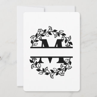INVITATION BGSM BRAND NEW PERSONALISED M LETTER