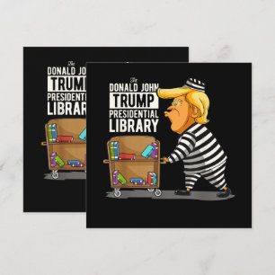 Invitation Bibliothèque présidentielle de Trump en prison