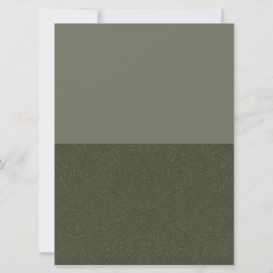 Invitation bicolore vert mousse moderne – Personna
