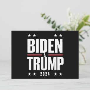 Invitation Biden Trump 2024 Drôle Président VP