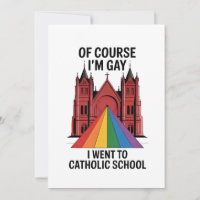 Bien sûr que je suis gay, j'ai fréquenté une école