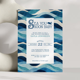 Invitation Bientôt à la mer Bébé Fête Histoire Livre Fantasti