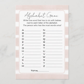 Invitation Bientôt de nouveau ensemble Baby Shower Jeu de l'a