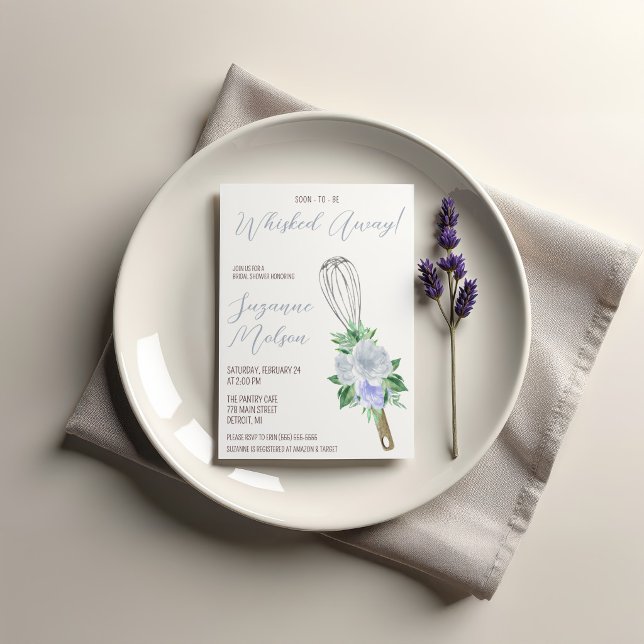 Invitation Bientôt emportée ! Salle de cuisine pour la douche (Créateur téléchargé)