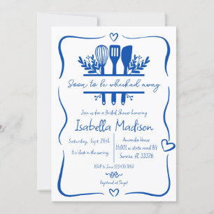 Invitation Bientôt être fouetté hors main Fête des mariées ti